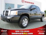 2007 Brilliant Black Crystal Pearl Dodge Dakota SLT Quad Cab #51478971