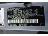 2010 GX Color Code for Tungsten Silver Pearl - Color Code: 1G1