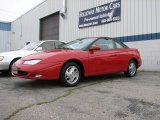 2002 Bright Red Saturn S Series SC2 Coupe #51479129