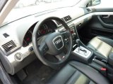 2008 Audi A4 2.0T quattro Sedan Black Interior