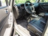 2008 Hummer H3  Ebony Black/Pewter Interior