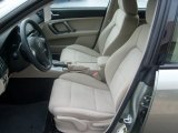 2009 Subaru Outback 2.5i Wagon Warm Ivory Interior