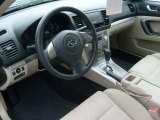 2009 Subaru Outback 2.5i Wagon Warm Ivory Interior