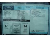 2012 Ford Flex SEL Window Sticker