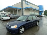 2003 Royal Blue Honda Civic LX Sedan #51542263