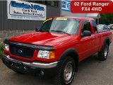 2002 Bright Red Ford Ranger XLT FX4 SuperCab 4x4 #51542115