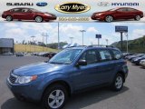 2010 Newport Blue Pearl Subaru Forester 2.5 X Premium #51568971