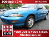 1998 Bright Aqua Metallic Chevrolet Cavalier Sedan #51576403