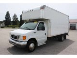 2003 Ford E Series Cutaway E450 Commercial Moving Truck Front 3/4 View