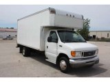 2003 Ford E Series Cutaway E450 Commercial Moving Truck Front 3/4 View