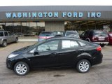 2011 Tuxedo Black Metallic Ford Fiesta SE Sedan #51613813