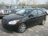 2009 Ebony Black Hyundai Accent GLS 4 Door #51614155