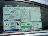 2011 Hyundai Sonata Hybrid Window Sticker