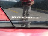 2005 Ford Crown Victoria Police Interceptor Marks and Logos