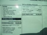 2012 Chevrolet Malibu LT Window Sticker