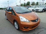 2011 Honda Fit Orange Revolution Metallic