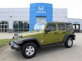 2007 Rescue Green Metallic Jeep Wrangler Unlimited X 4x4 #51670126