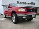 2001 Bright Red Ford F150 XLT SuperCrew 4x4 #51670017