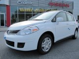 2011 Fresh Powder White Nissan Versa 1.8 S Hatchback #51669878