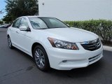 White Orchid Pearl Honda Accord in 2011