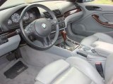 2002 BMW 3 Series 325i Convertible Grey Interior