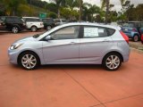 Clearwater Blue Hyundai Accent in 2012