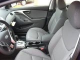 2012 Hyundai Elantra Limited Gray Interior
