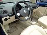 2007 Volkswagen New Beetle 2.5 Convertible Cream Interior