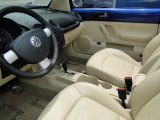 2007 Volkswagen New Beetle 2.5 Convertible Cream Interior