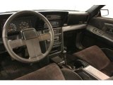 1986 Dodge Daytona Turbo Z CS Black Interior