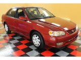 2001 Impulse Red Toyota Corolla S #51723941