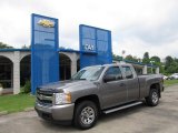 2008 Graystone Metallic Chevrolet Silverado 1500 LS Extended Cab 4x4 #51776815