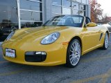 2005 Speed Yellow Porsche Boxster  #51778