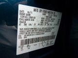 2011 Edge Color Code for Mediterranean Blue Metallic - Color Code: HQ