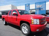 2011 Victory Red Chevrolet Silverado 1500 LT Extended Cab 4x4 #51776903