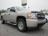 2008 Silver Birch Metallic Chevrolet Silverado 1500 LS Crew Cab 4x4 #51776942