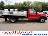 2011 Vermillion Red Ford F350 Super Duty XL Regular Cab Chassis Stake Truck #51824911