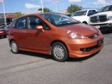 2008 Blaze Orange Metallic Honda Fit Sport #51825042