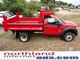 2011 Vermillion Red Ford F350 Super Duty XL Regular Cab 4x4 Chassis Commercial #51824914