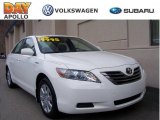 2007 Super White Toyota Camry Hybrid #5169410