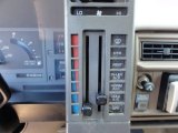 1993 Chevrolet Blazer  4x4 Controls