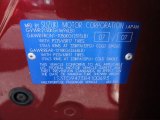 2008 Suzuki Grand Vitara Luxury 4x4 Info Tag