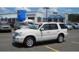 2008 White Suede Mercury Mountaineer  #51856752