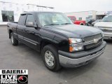 2005 Black Chevrolet Silverado 1500 Z71 Extended Cab 4x4 #51855924