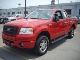 2008 Bright Red Ford F150 STX SuperCab 4x4 #51856493