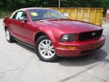 2007 Redfire Metallic Ford Mustang V6 Deluxe Convertible #51856084