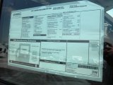 2011 GMC Savana Van 2500 Cargo Window Sticker
