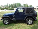 2001 Patriot Blue Pearl Jeep Wrangler Sport 4x4 #51857013