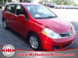 2011 Red Alert Nissan Versa 1.8 S Hatchback #51942715