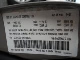 1997 LHS Color Code for Bright Platinum Metallic - Color Code: PS4